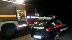 carabinieri e vigili fuoco