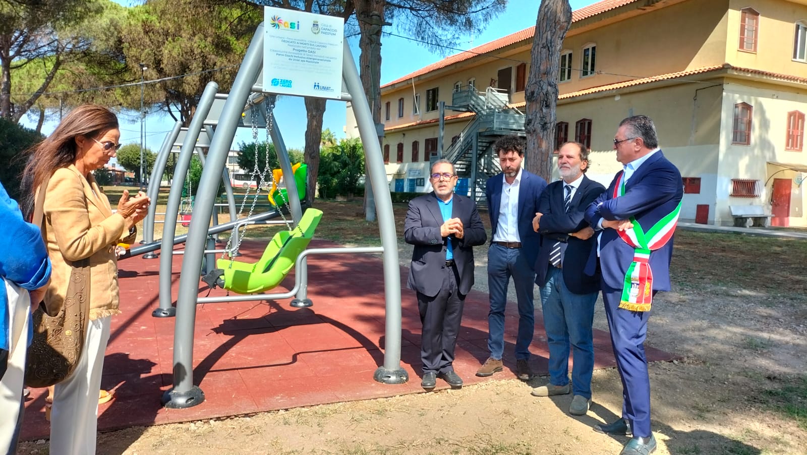 Inaugurazione parco giochi inclusivo_