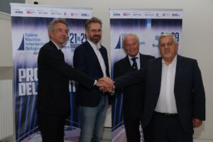 da sx. sindaco G.Manfredi, sindaco M. Lepore, G.Amato (Pres. Snib) e G. Calzolari (Pres. BolognaFiere) (1)