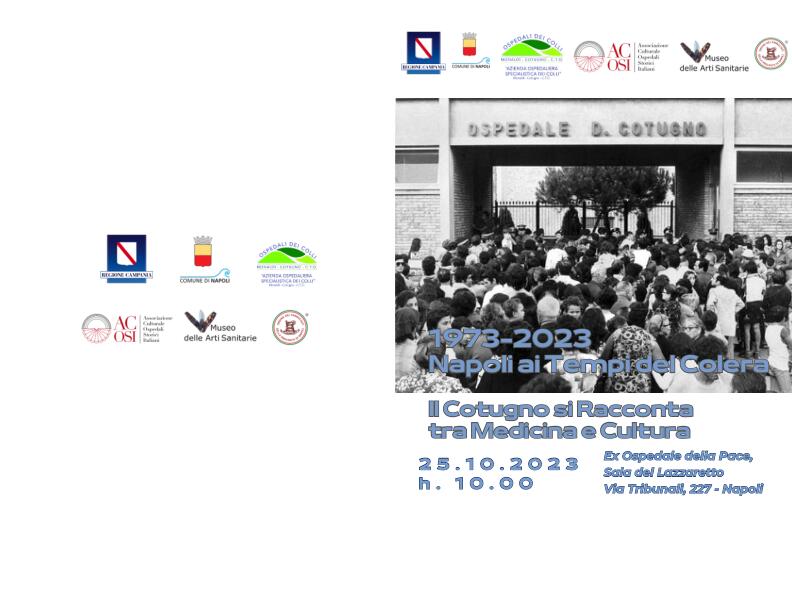 Programma convegno colera napoli