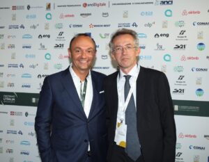 Gaetano Manfredi e Giuseppe Cirillo all'assemblea ANCI di Torino