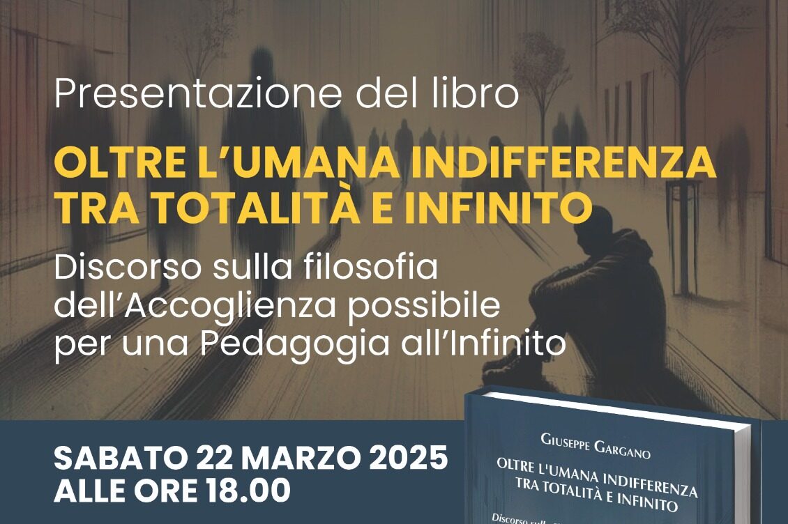 COPERTINA Oltre l'umana indifferenza. Tra Totalità e Infinito