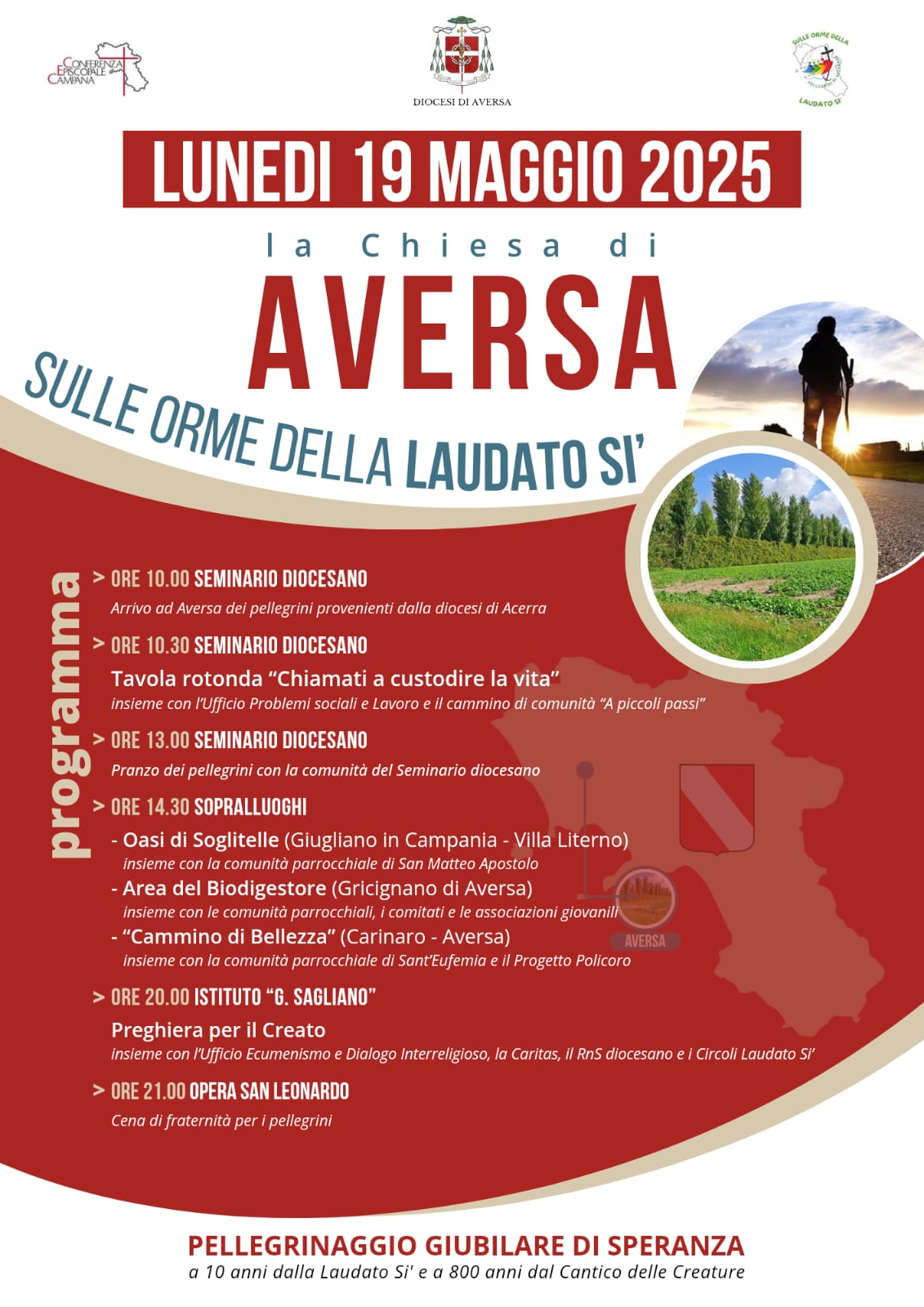 Pellegrinaggio Laudato Si' 19.05.2025 Locandina