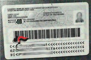 carta d'identità falsa